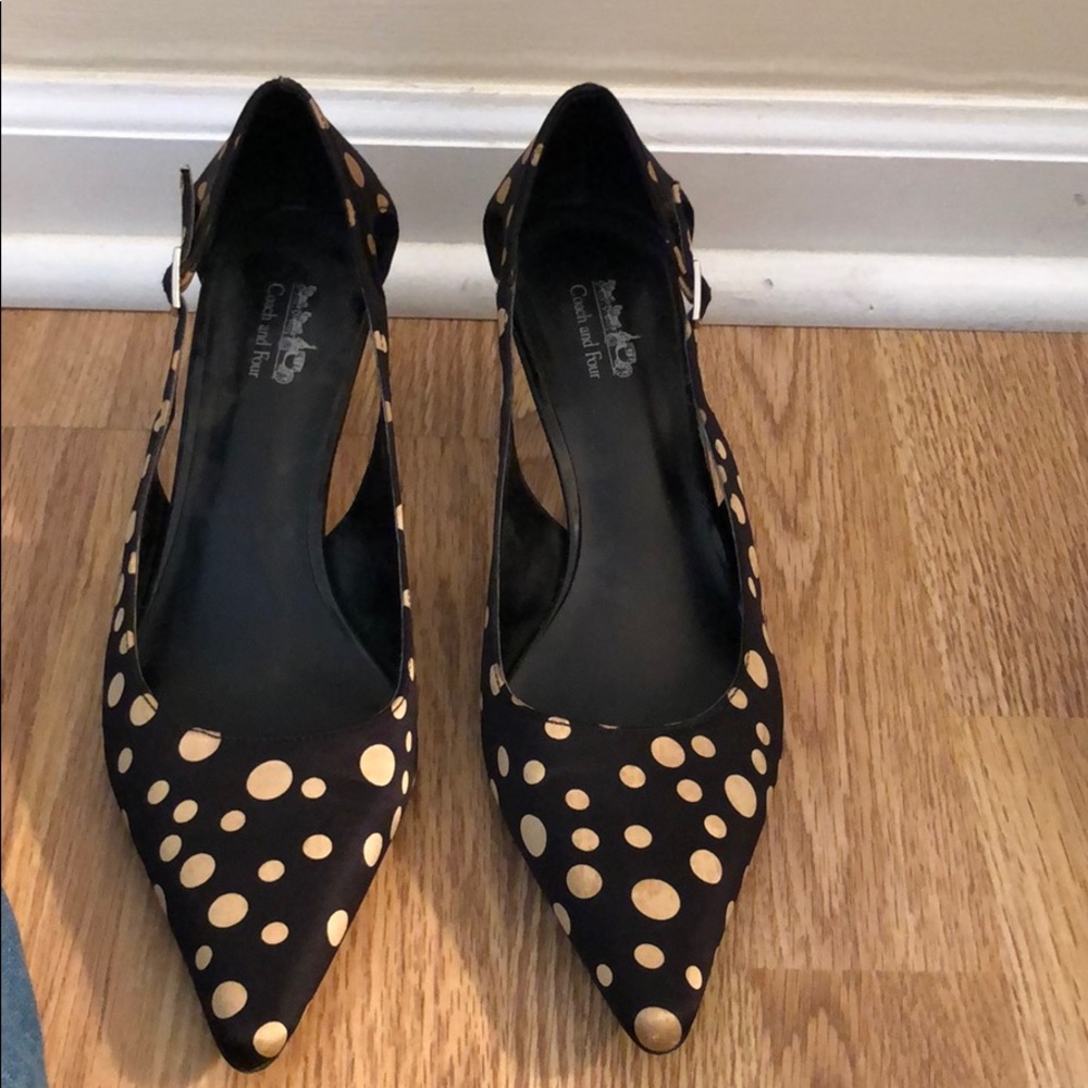 Coach and Four heels. Like new, hardly worn.